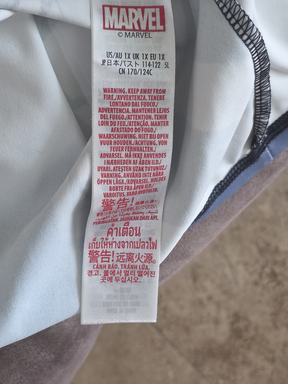 Marvel White Tank Top with Red Logo - Picture 8 of 8